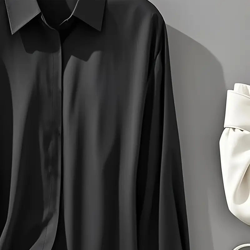 Elizabeth™- Elegant Skjorte med Knapper