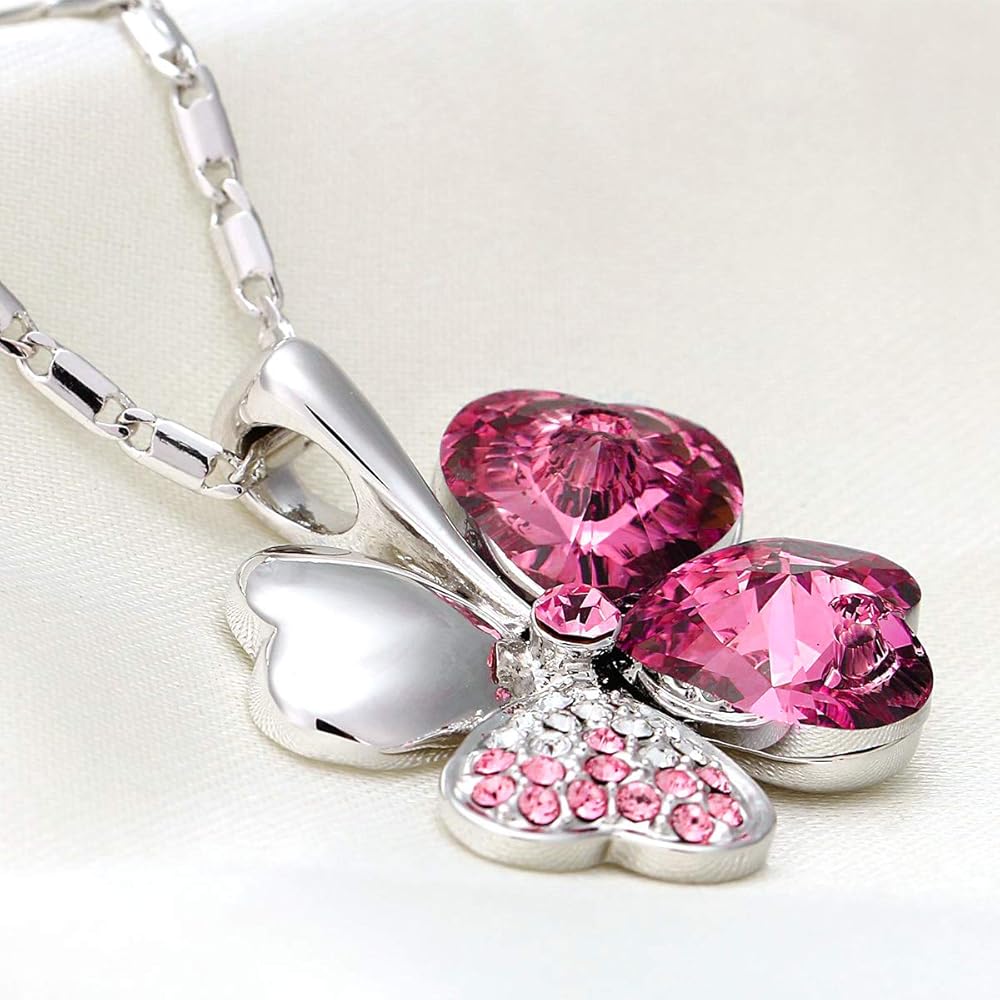 Clover Necklace in Metal | Sammen mot brystkreft