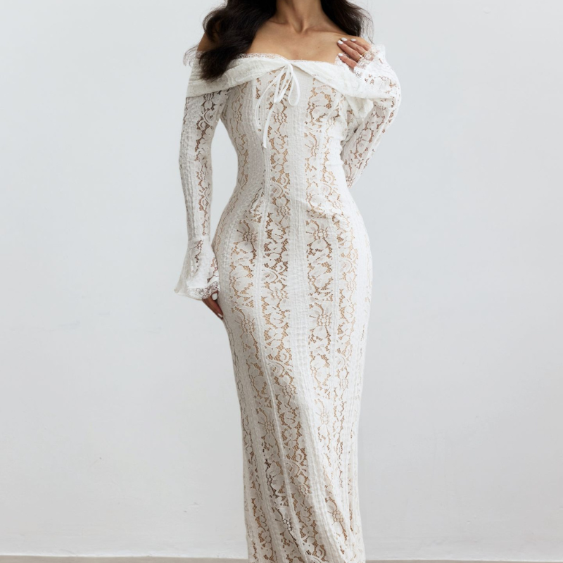 Faith™- Off Shoulder Maxikjole