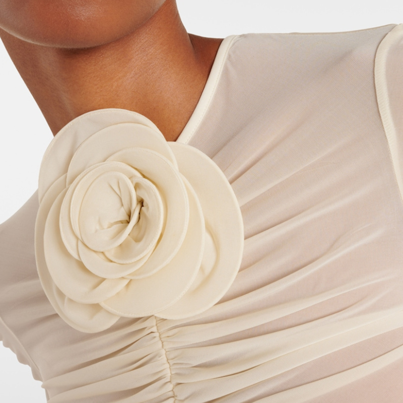 Cara™- Floral Applique maxi-kjole