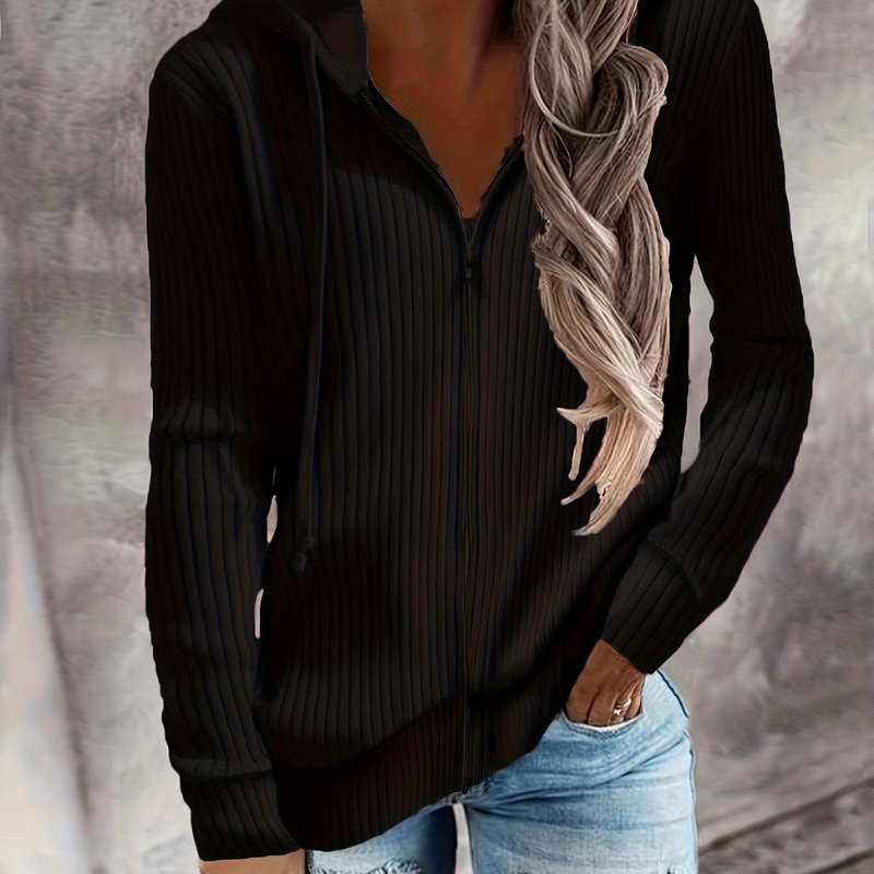 Jasmine™- Strikket hettegenser Jakke