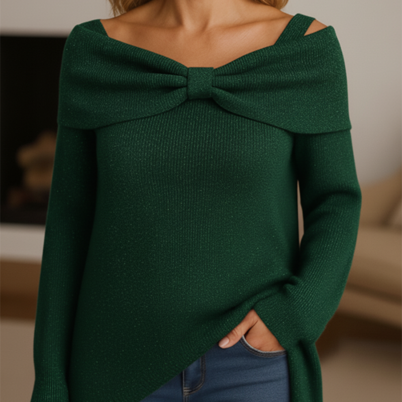 Alina™- Off Skulder Genser