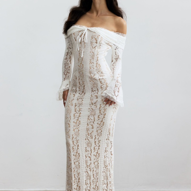 Faith™- Off Shoulder Maxikjole
