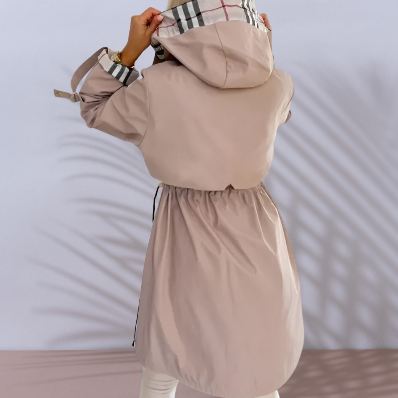 Caroline™- Værbestandig Zip up Frakk