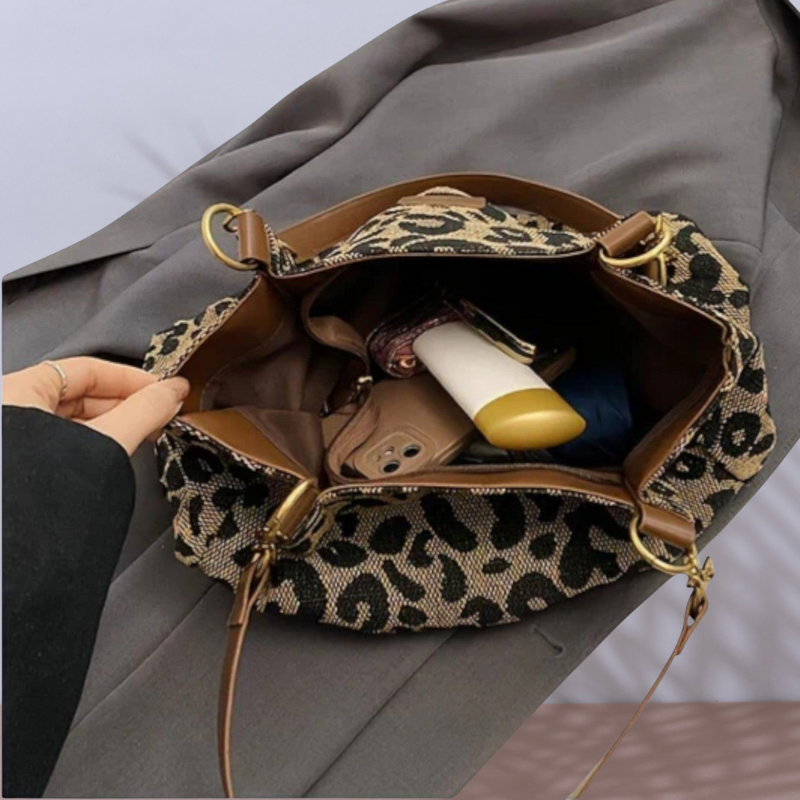Felicity™- Leopard skulderveske