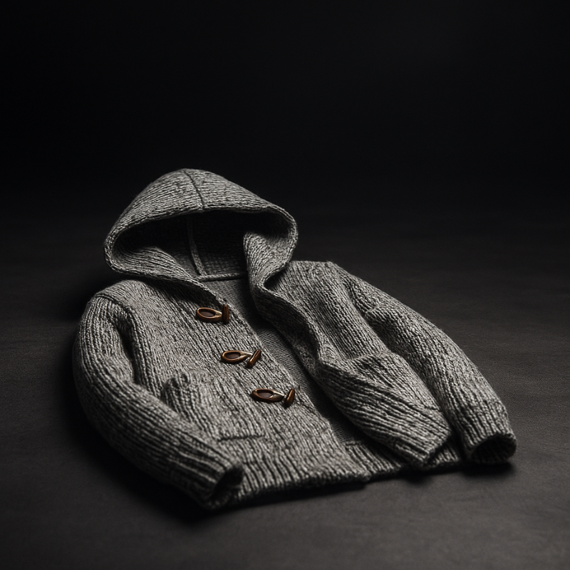 Charlie™- Strikket hettegenser Cardigan