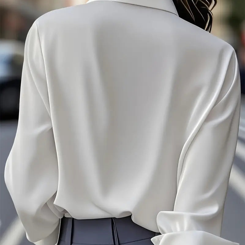 Elizabeth™- Elegant Skjorte med Knapper