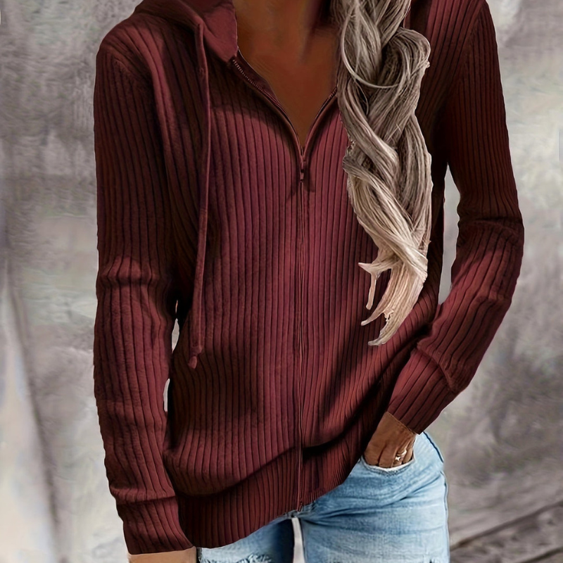 Jasmine™- Strikket hettegenser Jakke