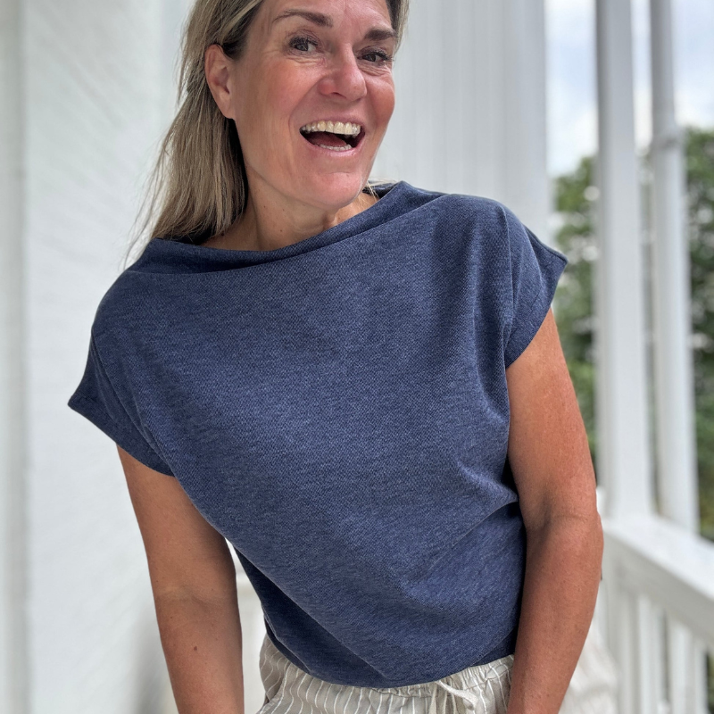 Ingrid™- Avslappet plissert topp
