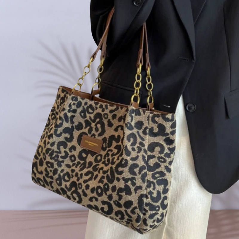 Felicity™- Leopard skulderveske