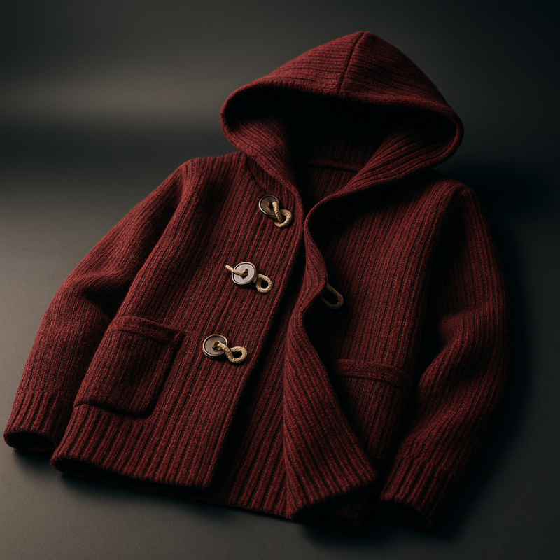 Charlie™- Strikket hettegenser Cardigan
