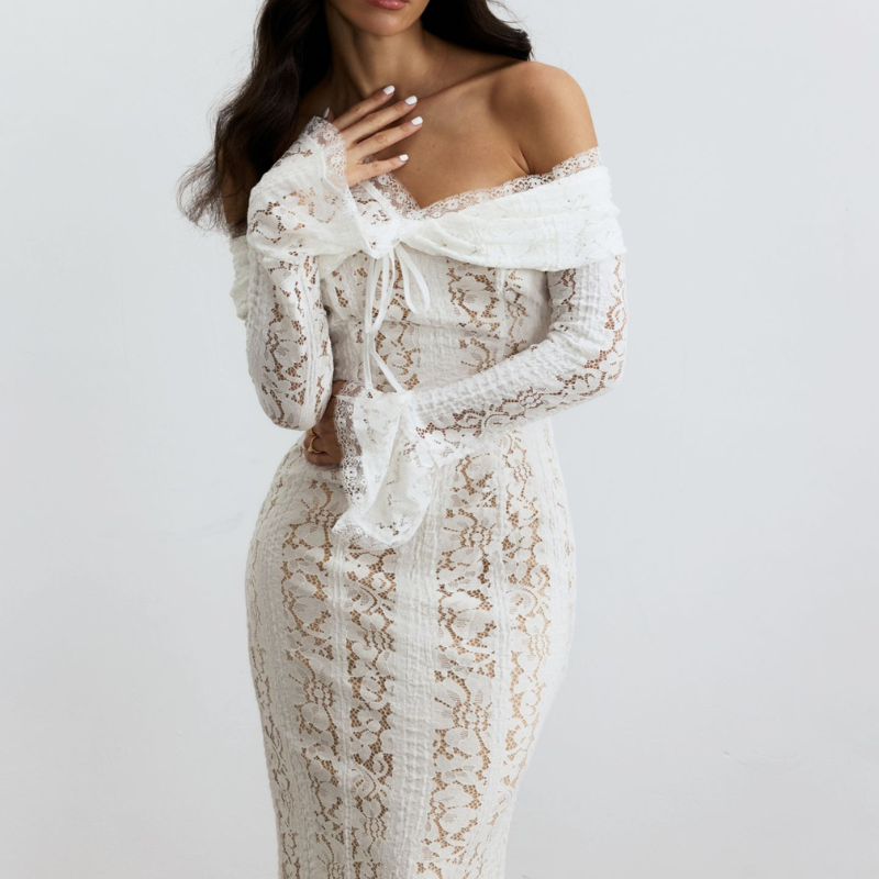 Faith™- Off Shoulder Maxikjole