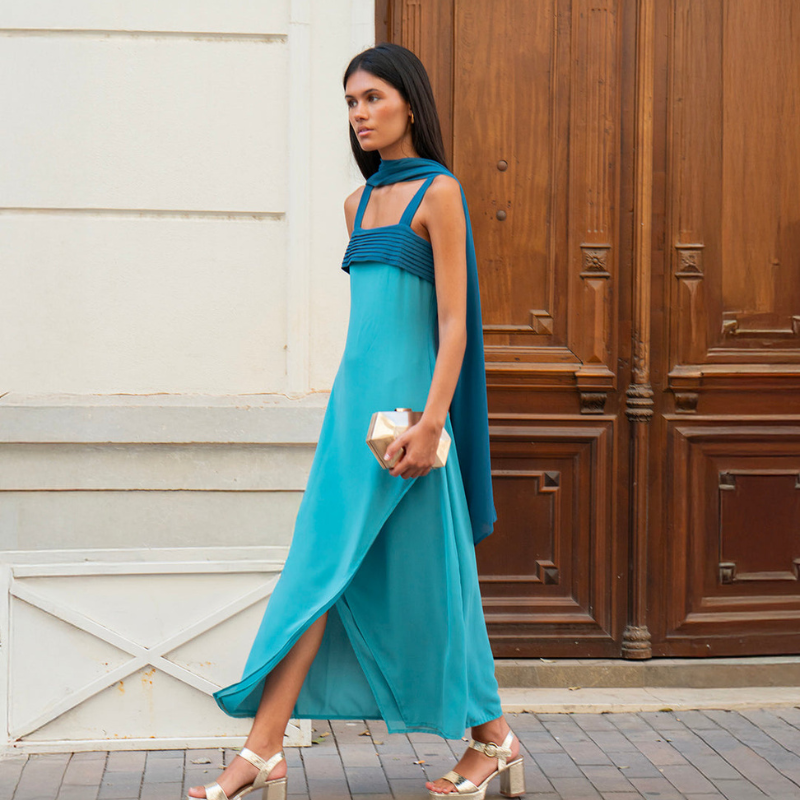 Samantha™- Elegant tofarget maxikjole