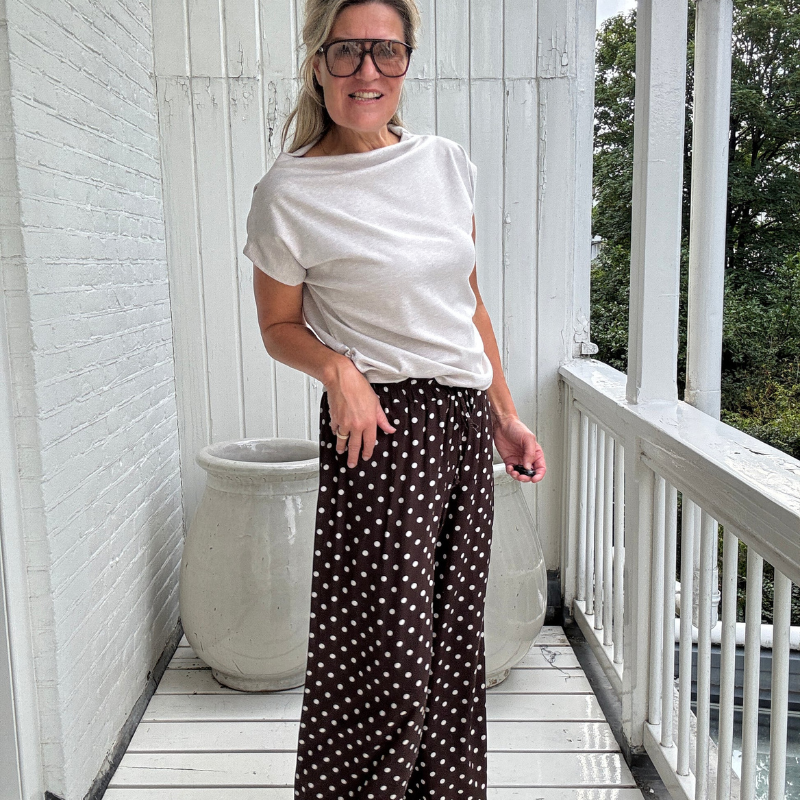 Ingrid™- Avslappet plissert topp