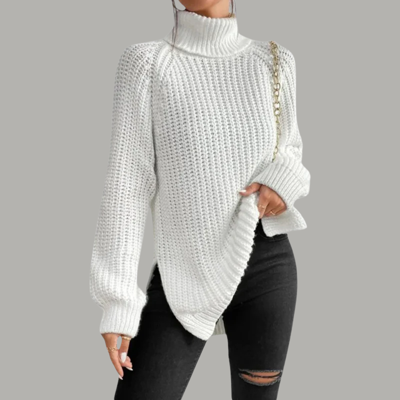 Inea™ - Elegant Høyhalset Genser