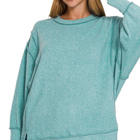 Teal blå