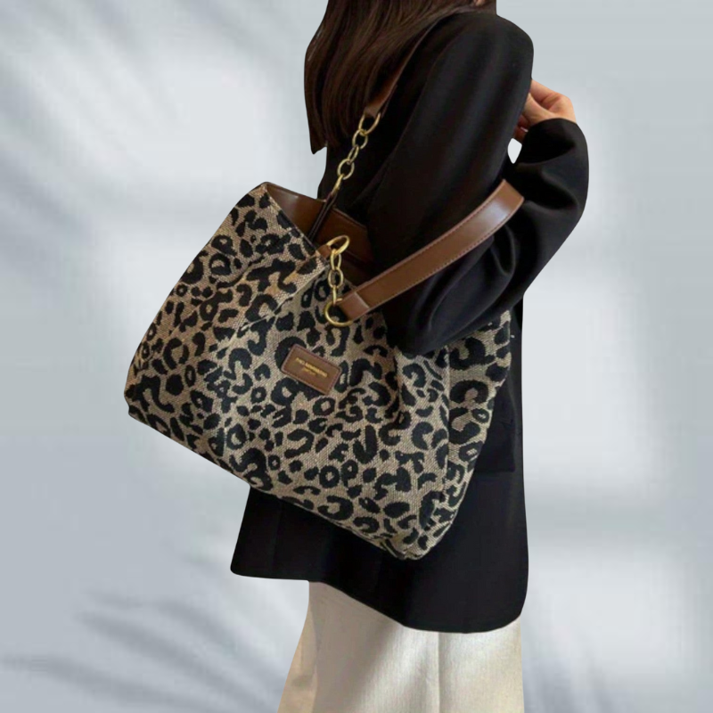 Felicity™- Leopard skulderveske