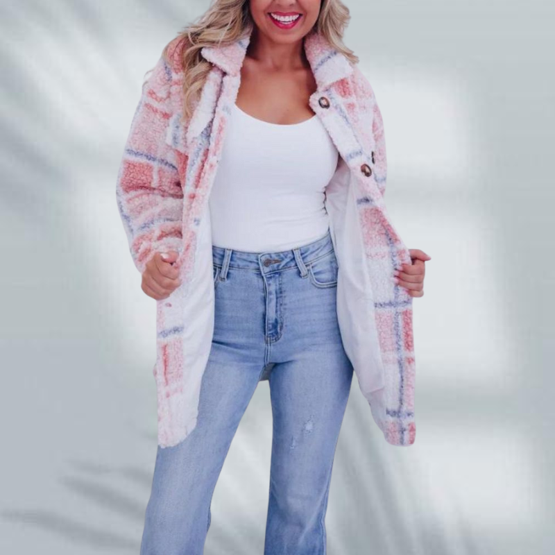 Daisy™ - Fleece-rutete jakke