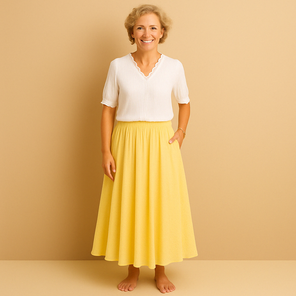 Beatriz™ - Sofistikert hvit bluse