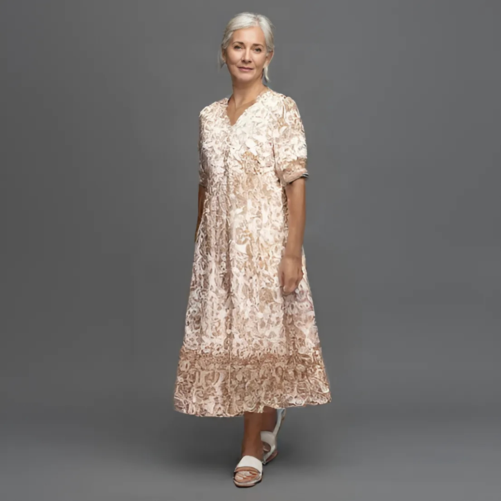 Lucy™ – Elegant blomsterkjole