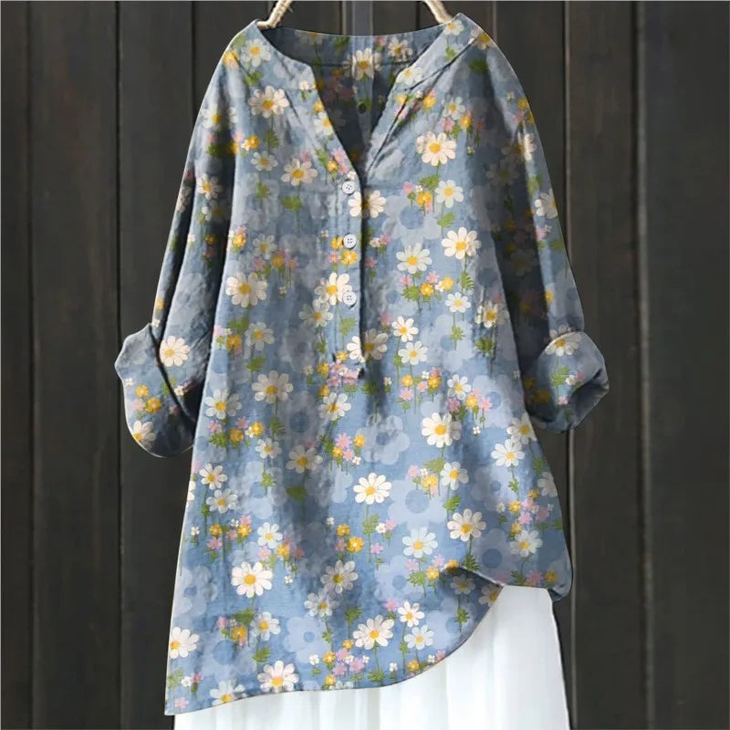 Jovita™ – Bluse med blomsterprint