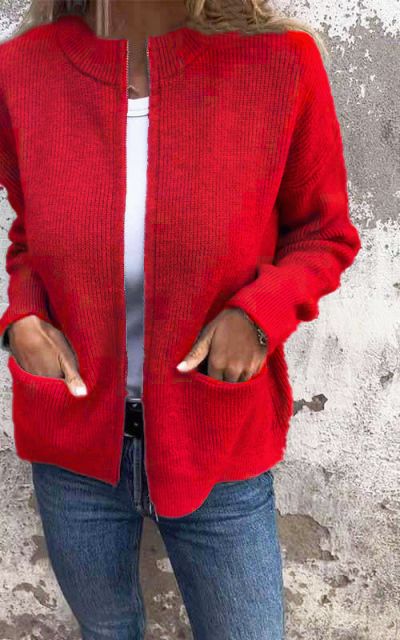 Geraldine™ – Varm vintercardigan