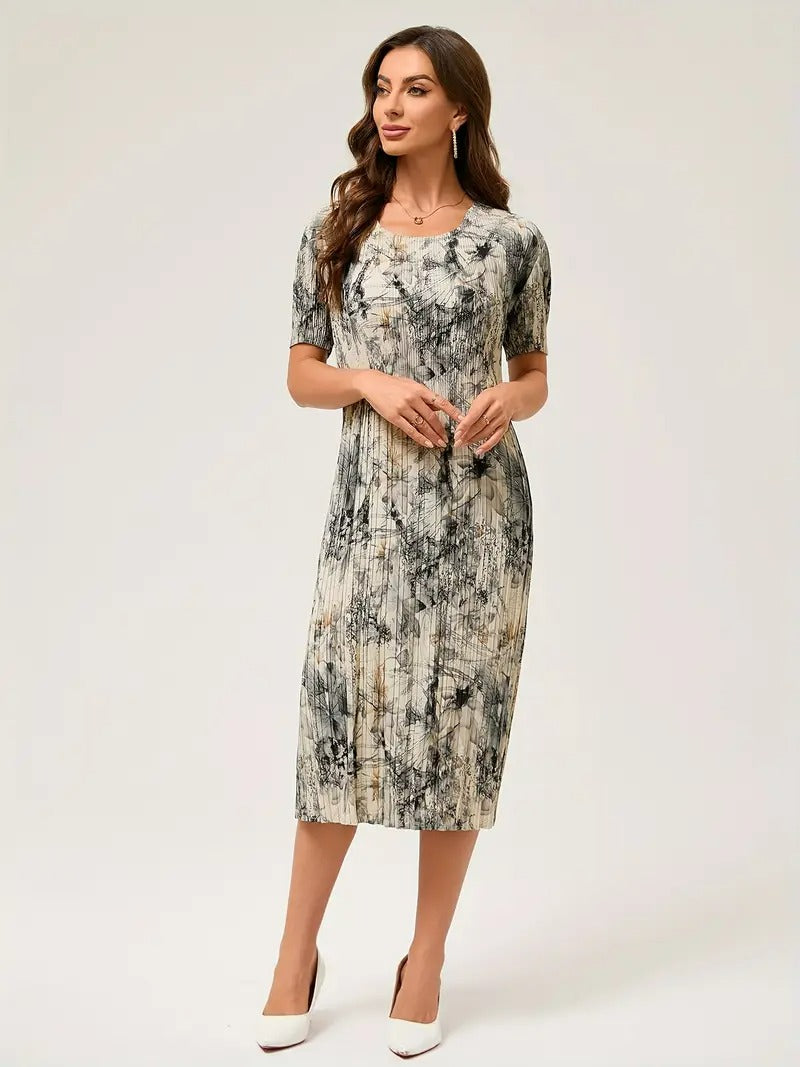 Amalia™- Elegant tie-dye-kjole