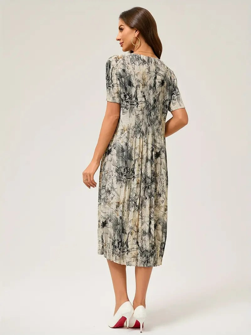 Amalia™- Elegant tie-dye-kjole