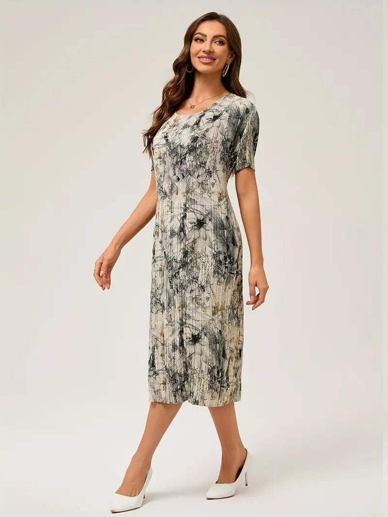 Amalia™- Elegant tie-dye-kjole