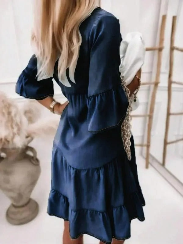 Ysella™- Feminin denimkjole