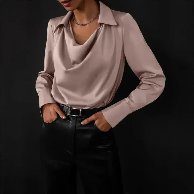 Danika™- Elegant langermet topp for kvinner