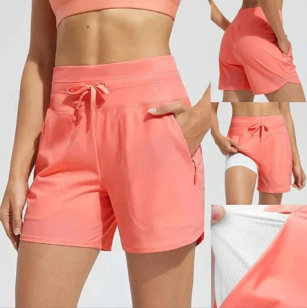 Nika™ - 2-i-1 sportsshorts