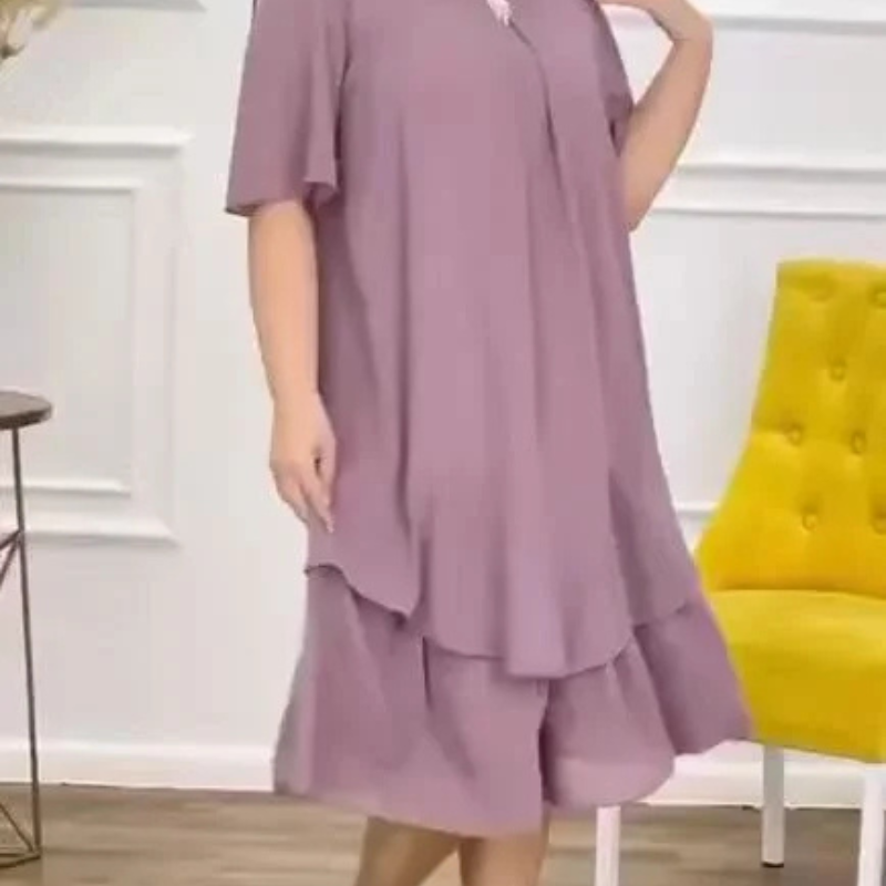 Hannah™- Maxi Chiffonkjole