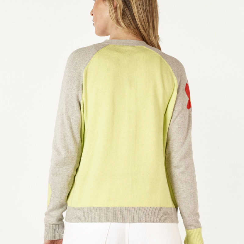 Leona™- Stilig cardigan med trykk