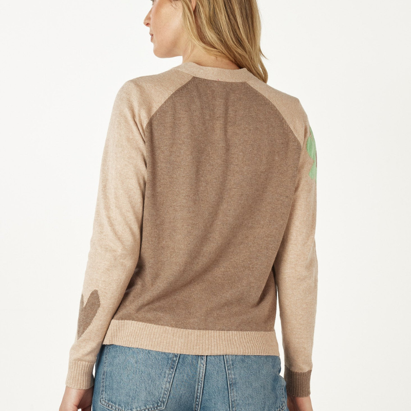 Leona™- Stilig cardigan med trykk
