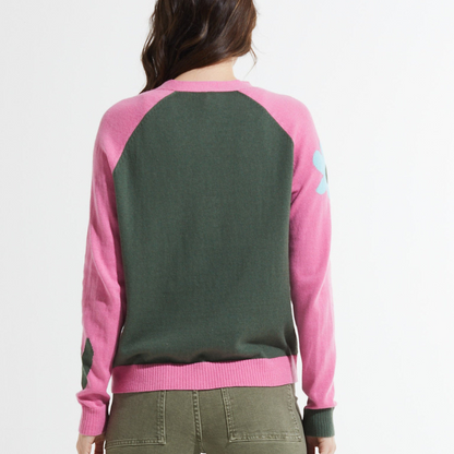 Leona™- Stilig cardigan med trykk