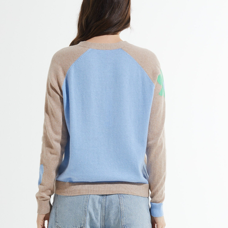 Leona™- Stilig cardigan med trykk
