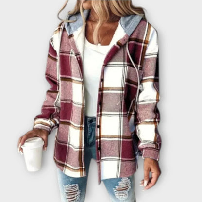Alysa™ - Checkered Hettegenserjakke