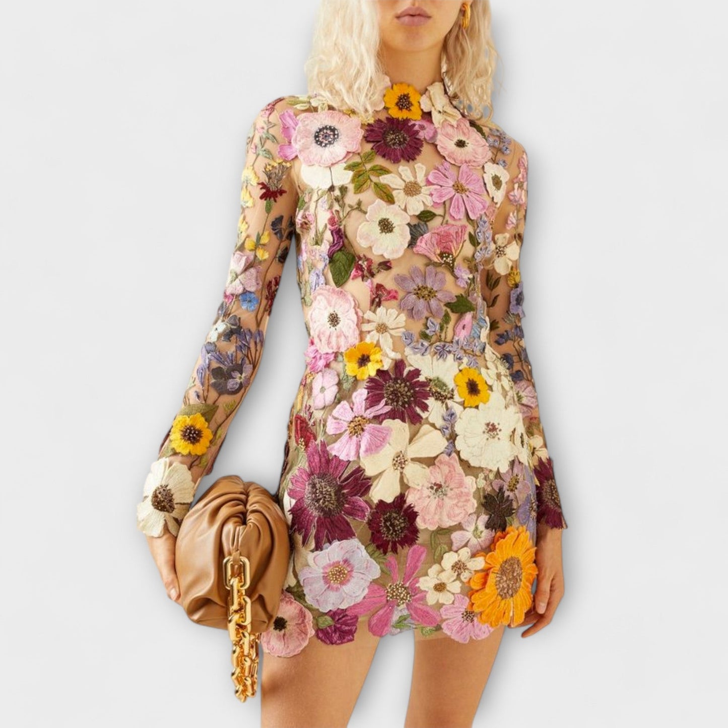 Sophie™ – Festblomstret minikjole