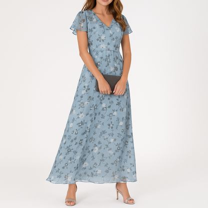 Amy™ – Chiffon Maxikjole for kvinner