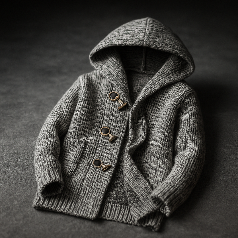 Charlie™- Strikket hettegenser Cardigan