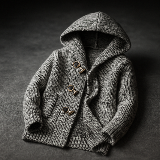 Charlie™- Strikket hettegenser Cardigan
