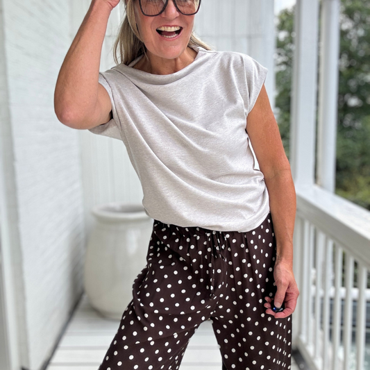 Ingrid™- Avslappet plissert topp