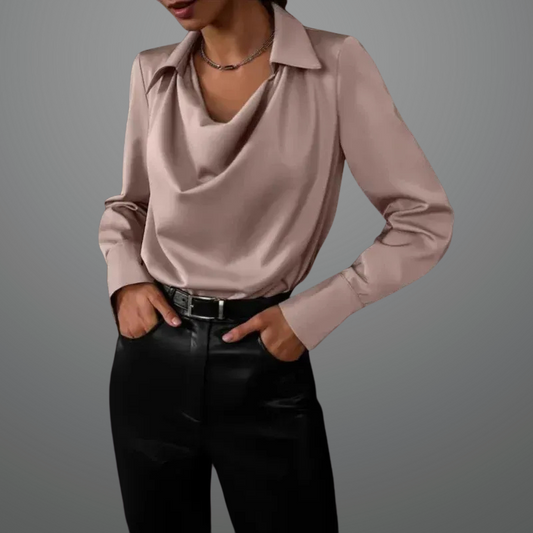 Danika™- Elegant langermet topp for kvinner