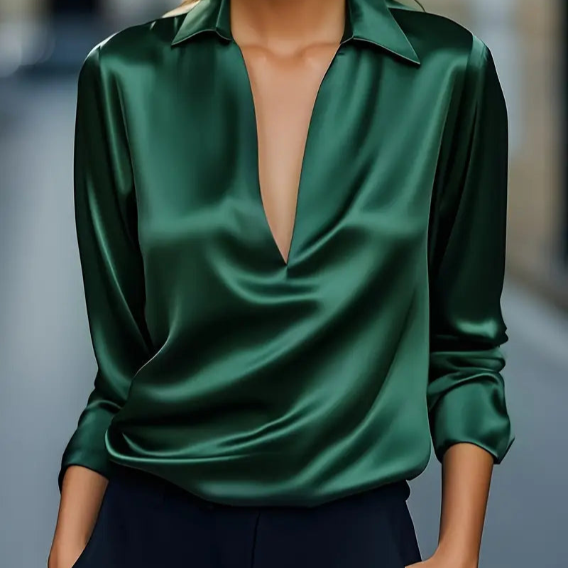 Ellie™- Premium topp med V-hals