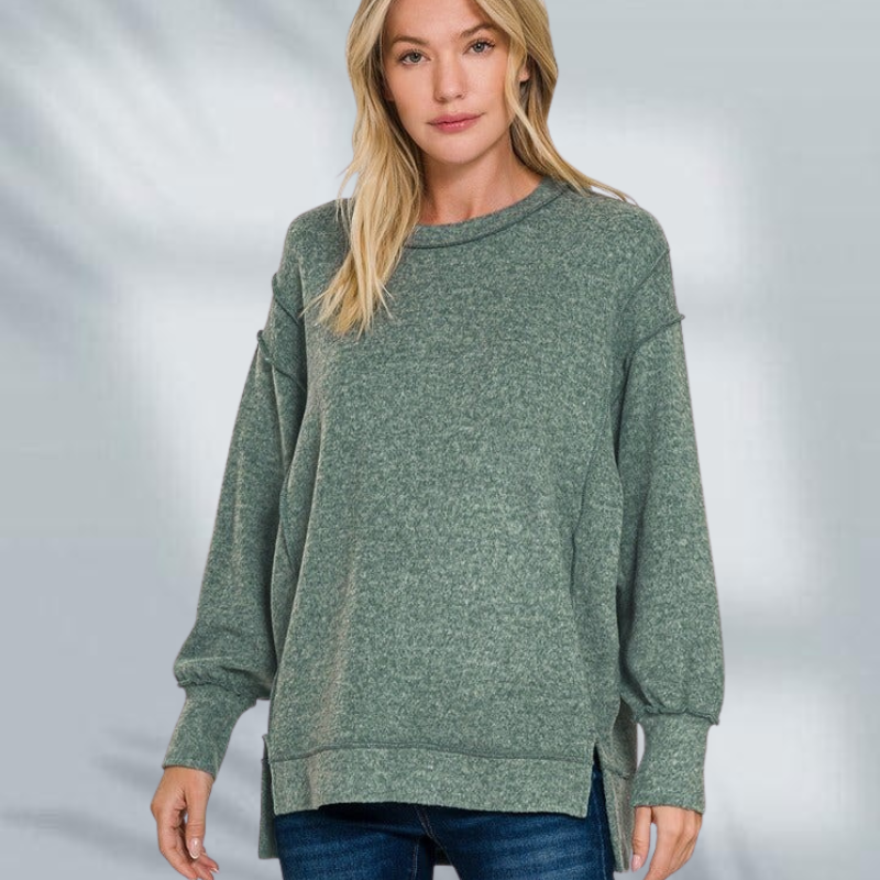 Pearl™- Avslappet myk Sweatshirt
