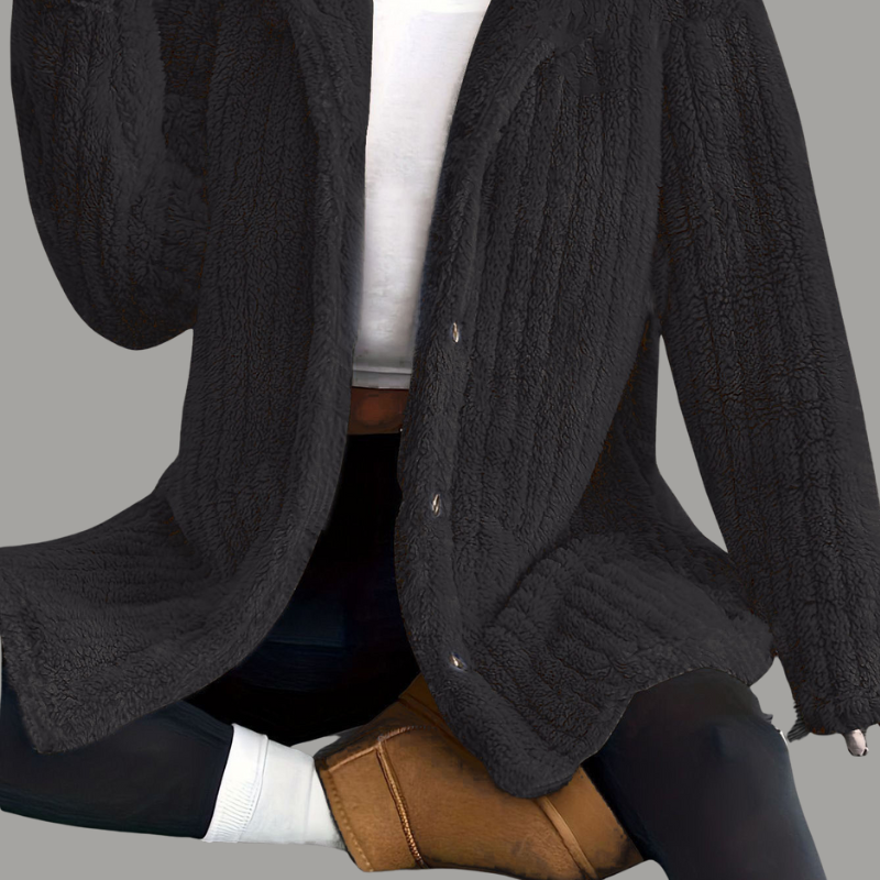 Esme™ - Teddycoat med hette