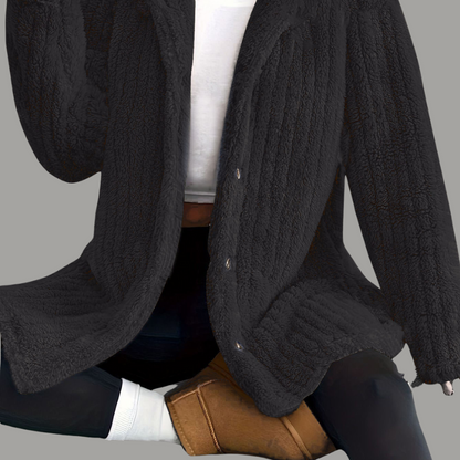 Esme™ - Teddycoat med hette