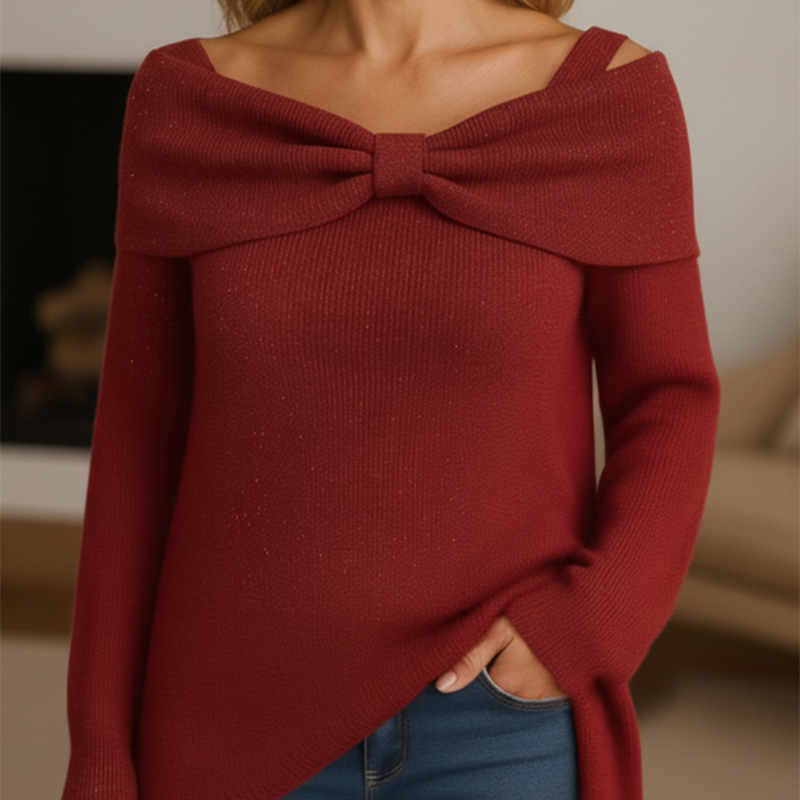 Alina™- Off Skulder Genser