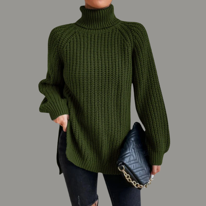 Inea™ - Elegant Høyhalset Genser